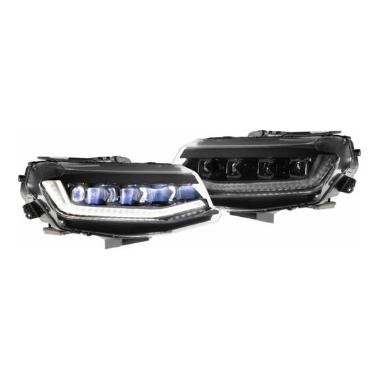 Faros Para Camaro 2016 2017 2018 Ultra Led 4 Proyectores