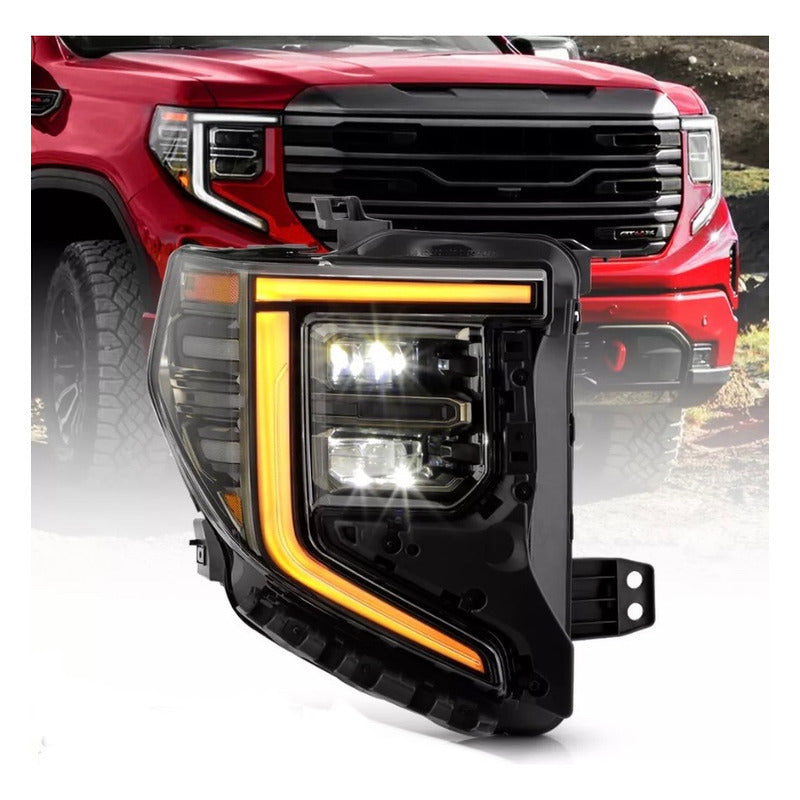 Faro Gmc Sierra 1500 At4 Atax Derecho  2022 A 2024