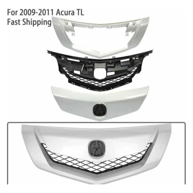 Parrilla Acura Tl 2009 2010 2011  Cromada Plateado