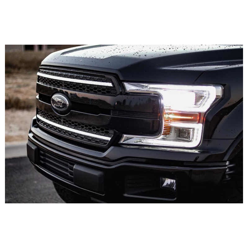 Grill Led Drl Ford Lobo F-150 2018 to 2020