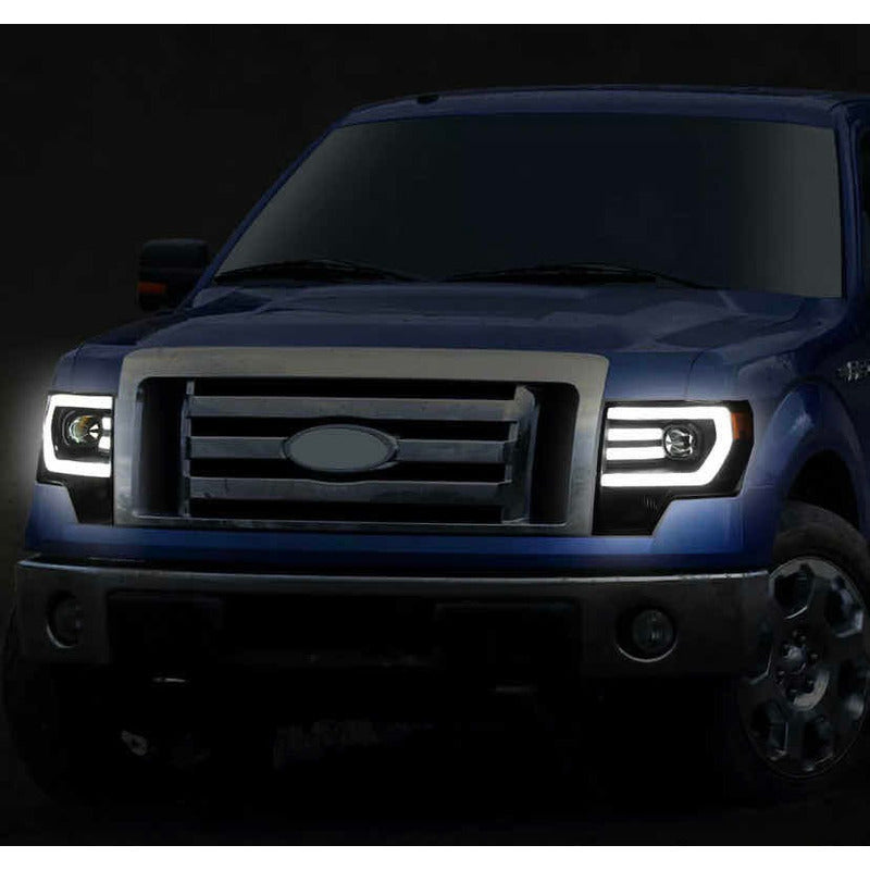 Par De Faros Led Ford F-150/lobo 2009 2010 2011 A 2014