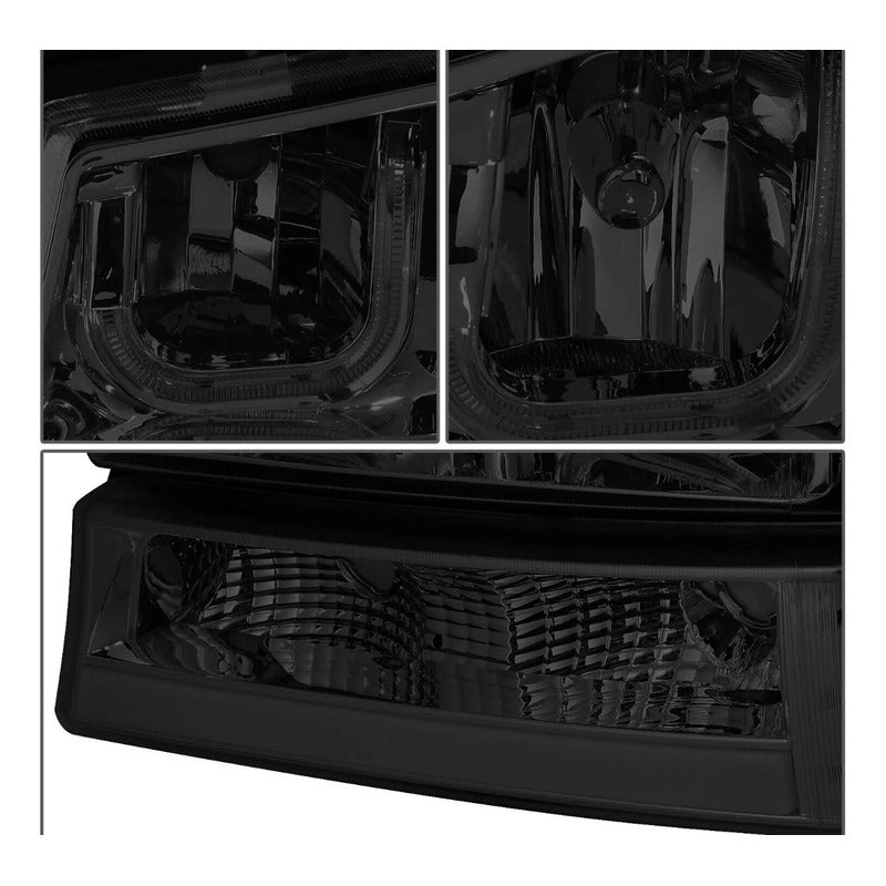 Led Drl Headlights Chevrolet Silverado Avalanche 2003 to 2007