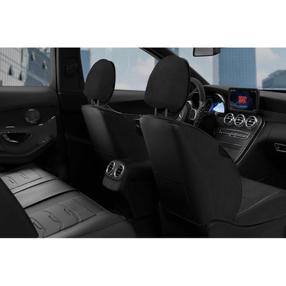 Cubre Asiento Lujo Juego Completo Cuero Sintético