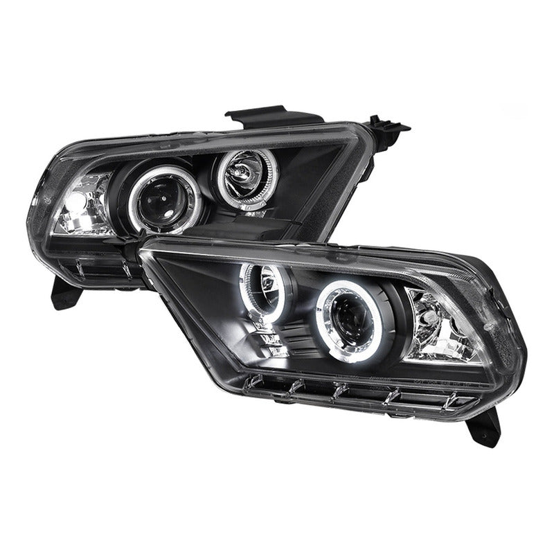 Double Halo Headlights Ford Mustang 2010 to 2014