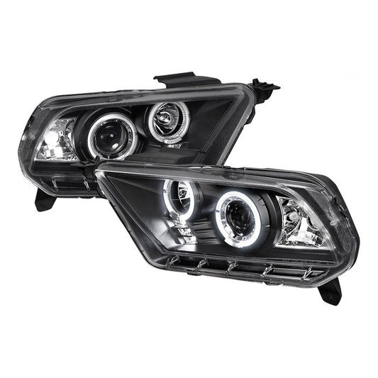 Double Halo Headlights Ford Mustang 2010 to 2014