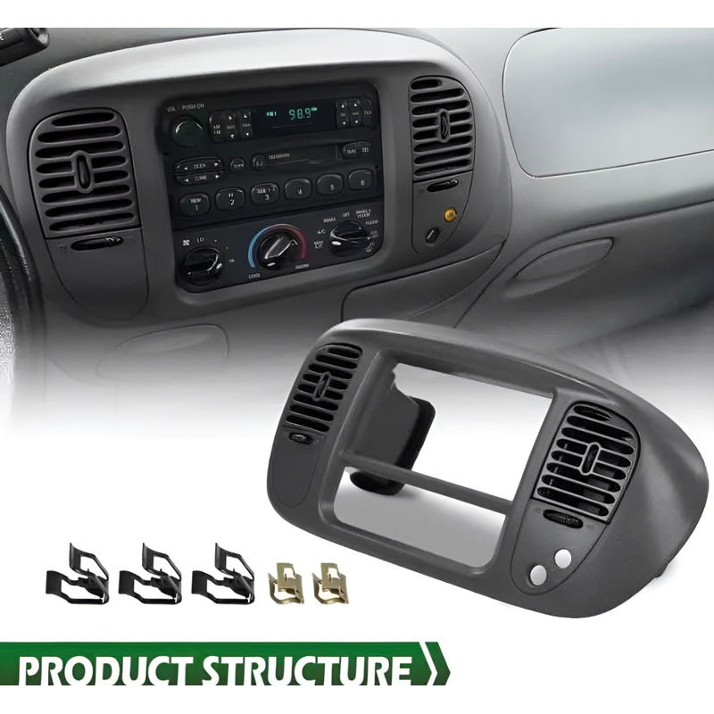 Bisel Ford Expedition F-150 Lobo 1997 1998 1999 A 2003 Gris Y Cafe