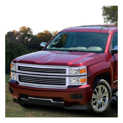 Par Faros Cromados Chev Cheyenne Silverado 1500 2014 2015