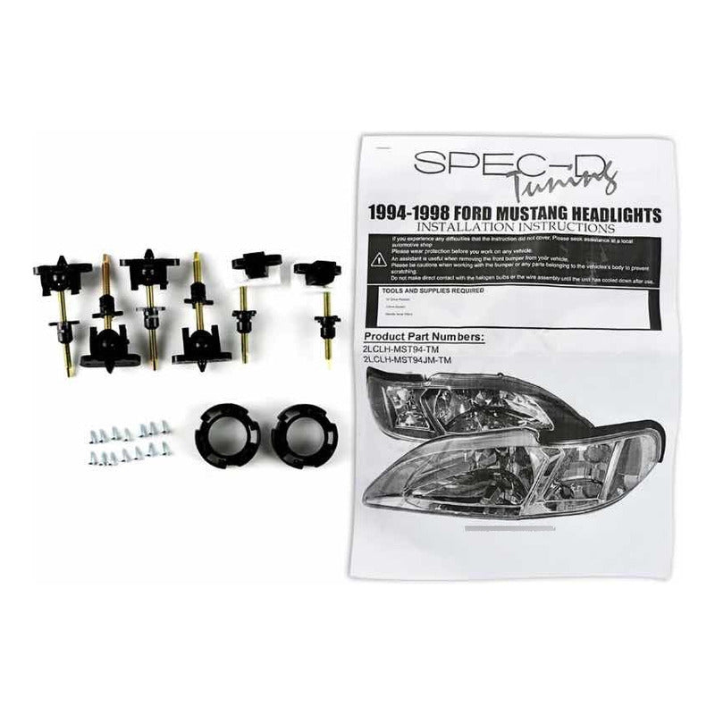 Faros Led Mustang Cromados 1994 1995 1996 1997 1998