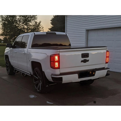 Calaveras Led 3d Chevrolet Silverado Cheyenne 2015 a 2018
