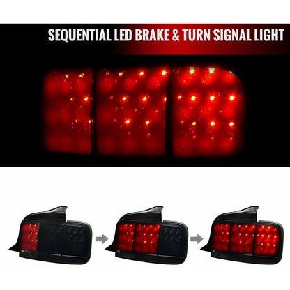 Calaveras Led Ford Mustang 2005 a 2009