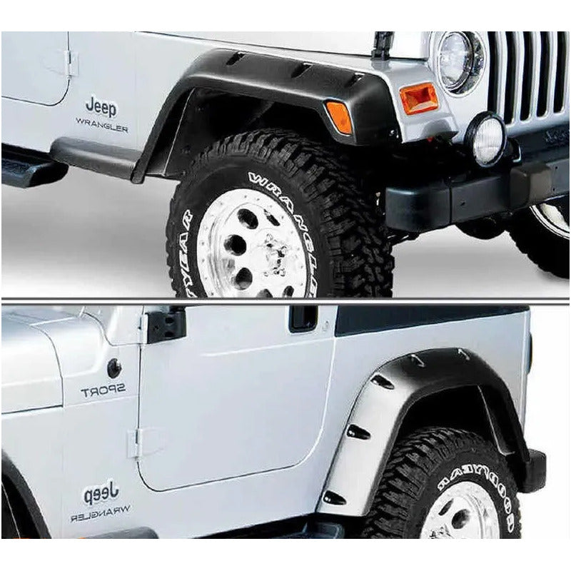 Cantoneras Jeep Wrangler Tj 1997 1998 1999 2000 2001 A 2006 Negro