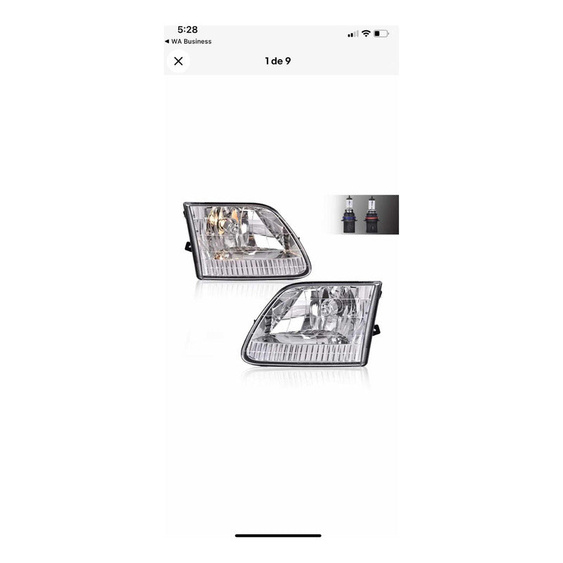 Headlights F-150 Lobo Expedition 1997 1998 1998 1999 To 2003