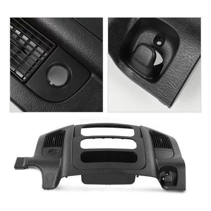 Bisel Consola Central Radio Dodge Ram 2002 A 2005 Negro