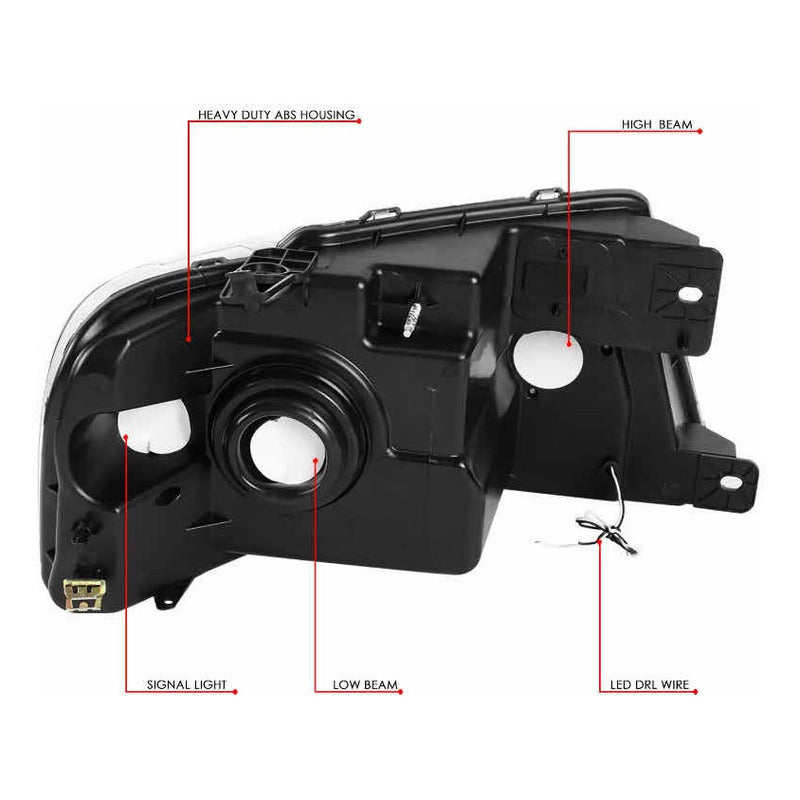 Faros Led Lobo F-150 Lincoln Mark 2004 2005 2006 2007 2008
