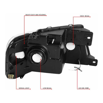 Faros Led Lobo F-150 Lincoln Mark 2004 2005 2006 2007 2008