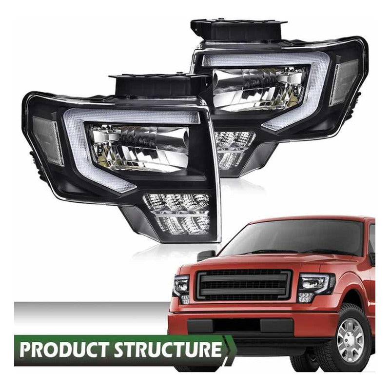 Led headlights Ford F-150 Lobo 2009 to 2014
