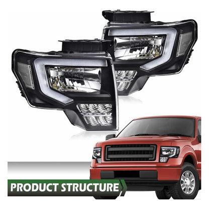 Led headlights Ford F-150 Lobo 2009 to 2014