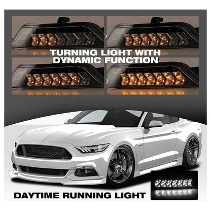 Faros De Niebla Led Mustang Sequential 2015 2016 2017