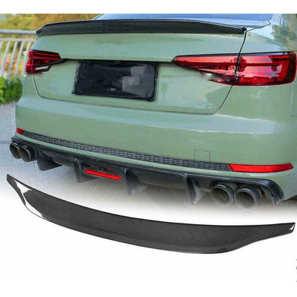 Spoiler Alerón Fibra Carbono Audi A4 B9 Sline S4 2017-2020