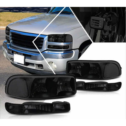 Headlights GMC Sierra Yukon Xl 1999 to 2007