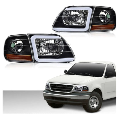 Par De Faros F-150 Led 1997 1998 99 2000 2001 2002 A 2004 Ambos Lados
