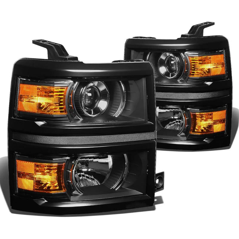 Chevrolet Silverado Cheyenne Projector Headlights 2014 2015