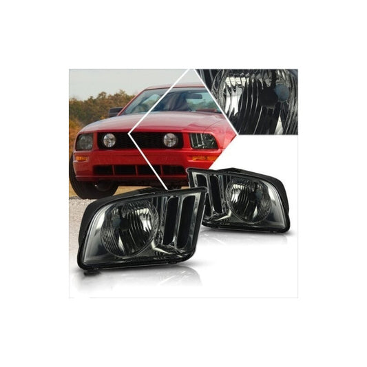Faros Para Ford Mustang Ahumados 2005 2006 2007 A 2009