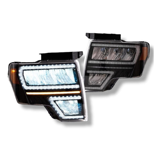 Led Drl Headlights Ford F-150 Raptor 2009 to 2014