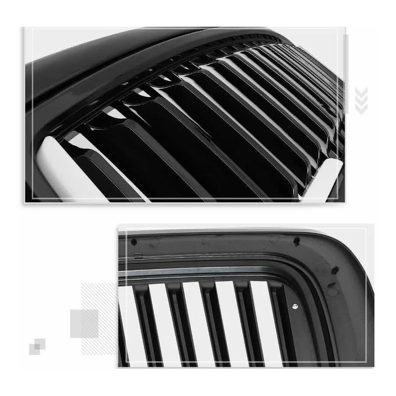 Parrilla Con Led Negro Brilloso Dodge Ram 2010 2011 A 2018