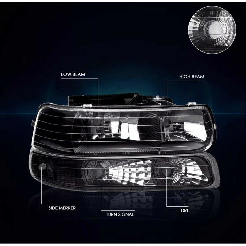 Faros Silverado Cheyenne 99 00 2001 2002 Suburban 2000 2006