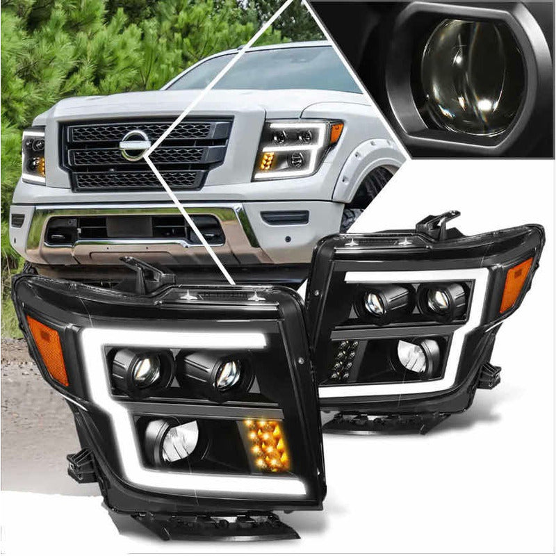 Faros Led Nissan Titán 2016 a 2022