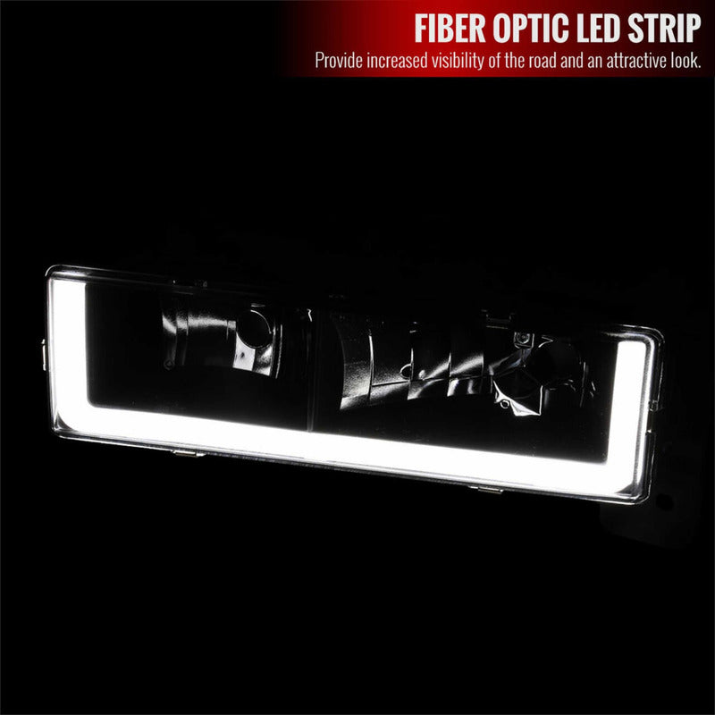 Faros Led Gmc C10 Chev Silverado 88 89 90 91 92 93 94 A 98 Derecho