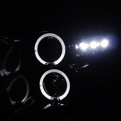 Faros Doble Halo Dodge Ram 1500 2009 2010 2011 2012 A 2018