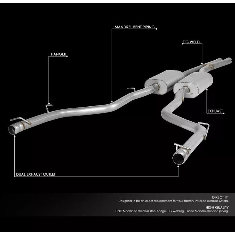 Sistema De Escape Challenger 5.7 V8 2015 2016 A 2019 Catback