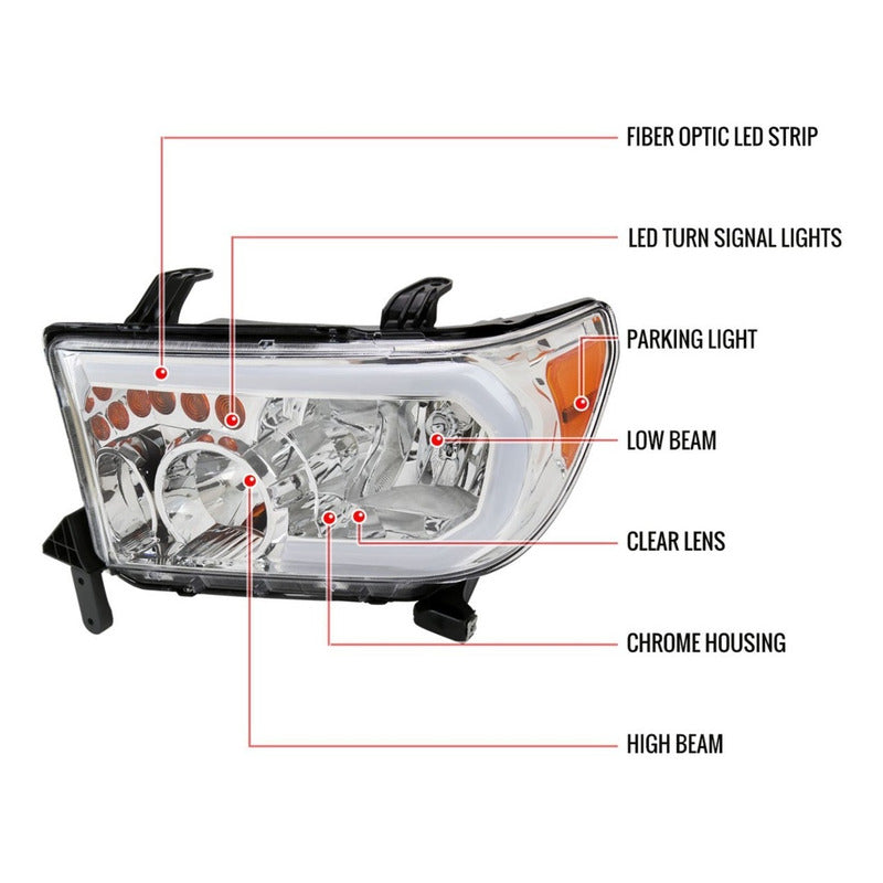 Faros Toyota Tundra 2007 2008 2009 2010 2011 A 2017