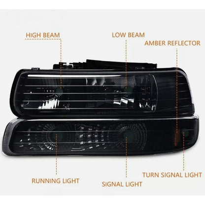 Faros Para Chevy Silverado 1999 2000 2001 2002