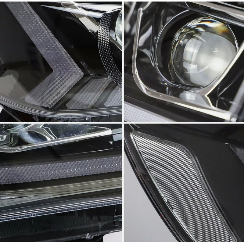 Faros Led Secuencial Toyota Hilux 2015 2016 2017 2018 2019