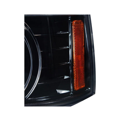 Double Halo Led Headlights Ford F-150 F-250 F-350 Bronco 1992 to 1996