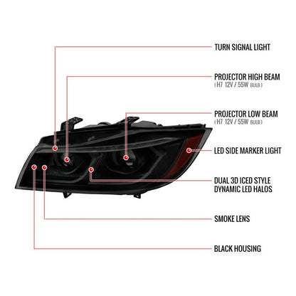 Faros Led Bmw E90 Serie 3 Sedan 2006 2007 2008 A 2011