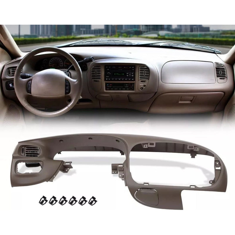 Bisel De Tablero Gris F-150 Lobo Expedition 1997 1998 A 2003 Café