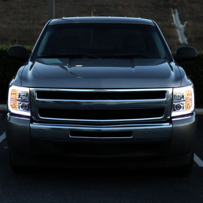 Led Drl Headlights Chevrolet Silverado 2007 to 2013