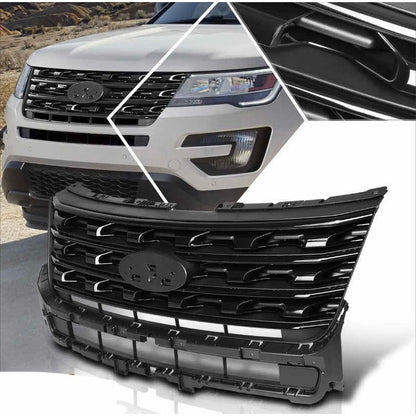 Parrilla Negro Brillante Ford Explorer 2016 2017