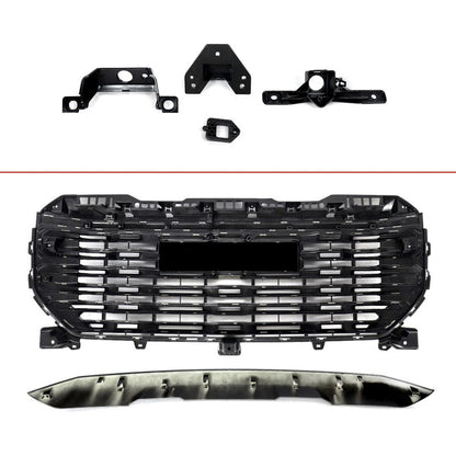 Parrilla Delantera Gmc Sierra 1500 Denali 2022 A 2024 Negro Brillante