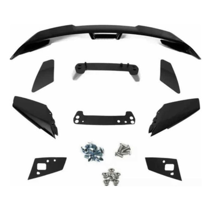 Spoiler Trasero Mustang Gt500 Con Daño 2015 2016 A 2020 Negro