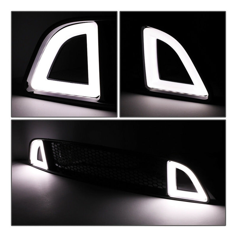 Parrilla Led Drl Señal Mustang Gt 2013 2014 Mate