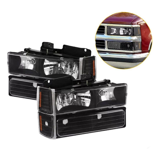 Faros Chevrolet Tahoe 1994 1995 1996 1997 1998 Fondo Negro