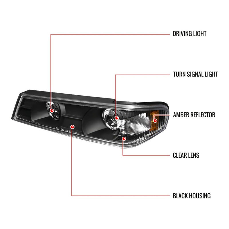 Faros Doble Halo Chevy 2004 2005 2006 2007 2008 A 2012