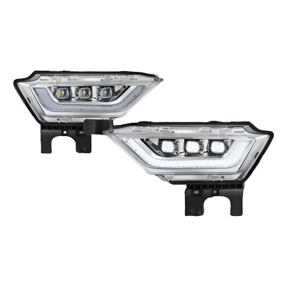 Faros Antiniebla Led Drl F-150 Lobo 2021 2022 2023 Transparente