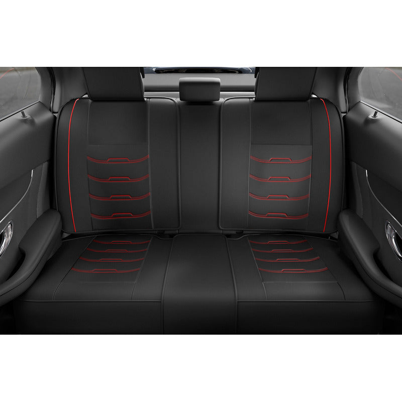 Cubre Asiento Lujo Juego Completo Cuero Sintético