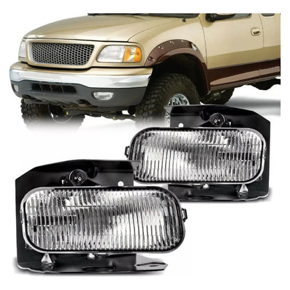 Par Faros De Niebla Ford F-150 Lobo 1999 2000 2001 2002 2003 Transparente
